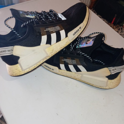 Adidas NMD R1 sneakers size 46.5 used, black fabric