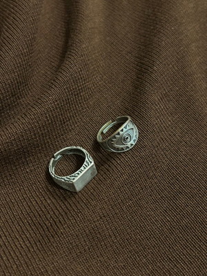 Vintage silver rings like new, adjustable size