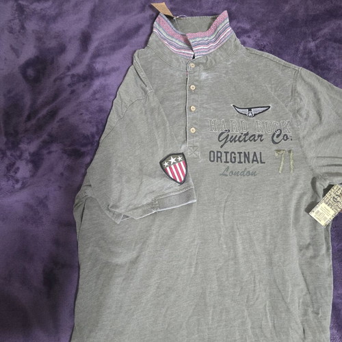 Hard Rock Guitar Company Philadelphia Polo shirt XL, new