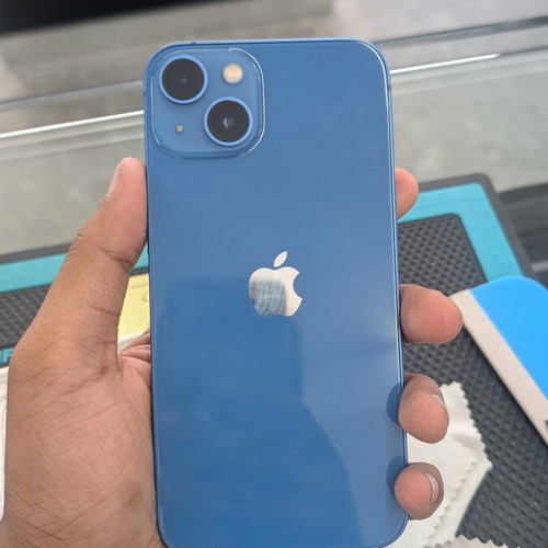 iPhone 13 Like New, 128GB, 99% Battery, Blue, With Box and Charger
