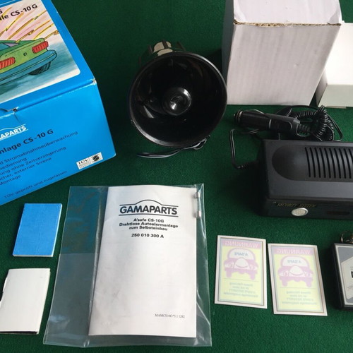 Gamaparts CS-10G vintage car alarm new