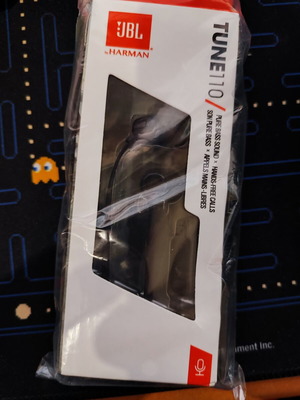 JBL T110 Ενσύρματα hands-free με βύσμα 3.5mm μαύρα καινούργια