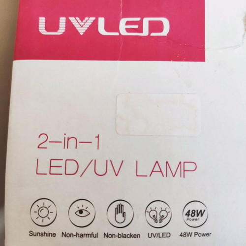 UV LED Nail Lamp 2 in 1 like new for semi-permanent gel