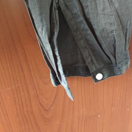 Aggressive black transparent men's summer dress shirt L/XL