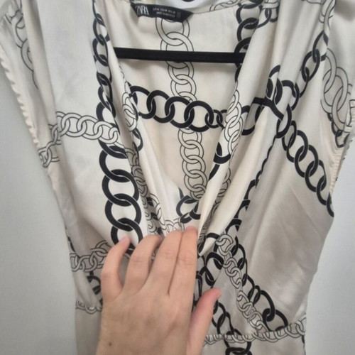 Draped airy dress Medium Zara like new