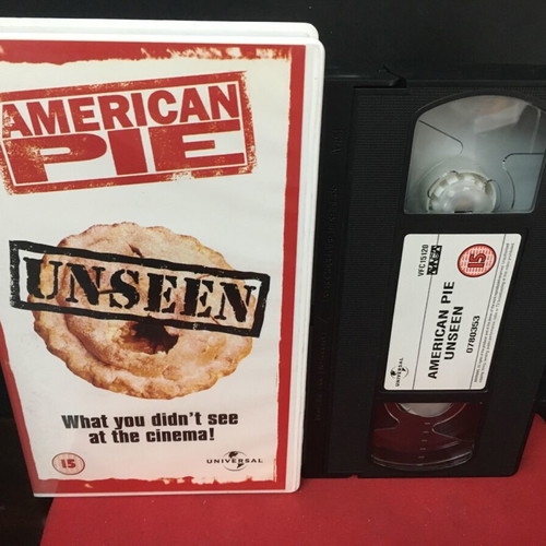 American Pie VHS used, English version without subtitles
