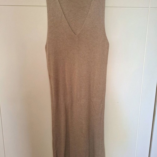 Ioanna Kourbela midi sleeveless dress like new, beige
