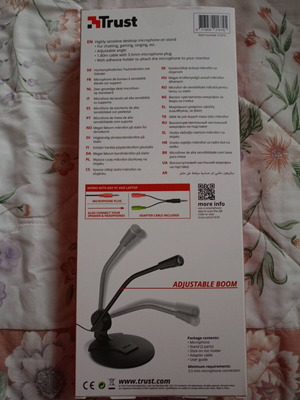 Trust Primo desk microphone new