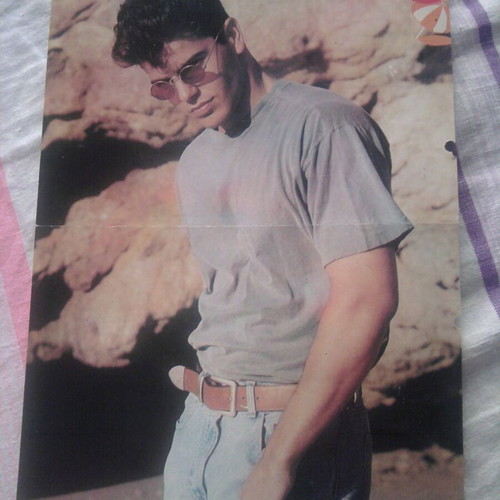 New Kids On The Block (Jordan Knight) & Beverly Hills (Jason Priestley) poster used