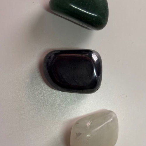Semiprecious stones used, set of 3 for jewelry making