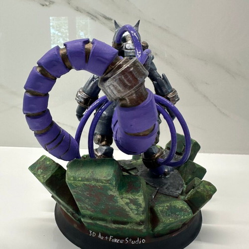 3D Mewtwo Pokémon plate handmade, new