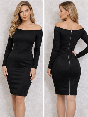 Lipsy London dress new, size S, black with back zipper