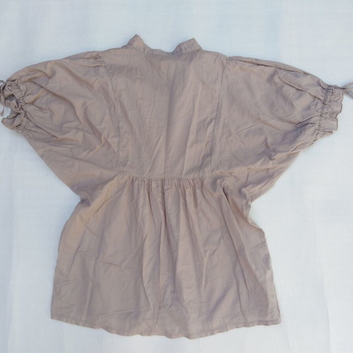 Beige blouse with buttons like new, size M