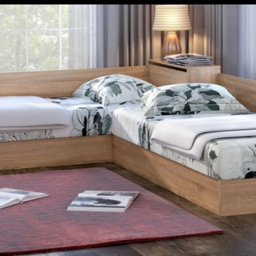 Bed like new with storage space