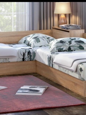 Bed like new with storage space