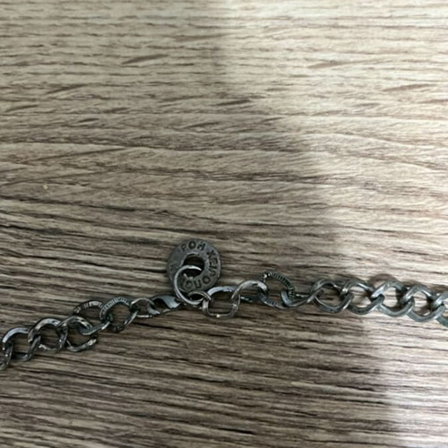 Oxette handmade long necklace silver