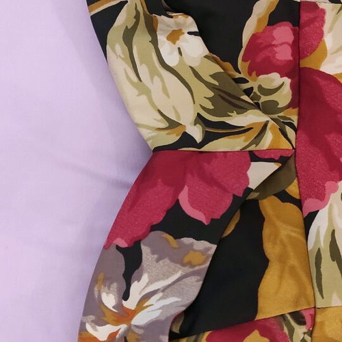 Karen Millen Cocktail Dress Size S Black Floral Like New