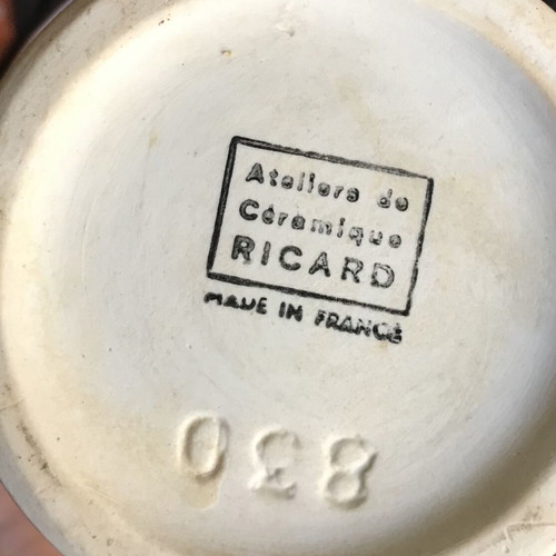 Ricard ceramic vintage French jug in excellent condition