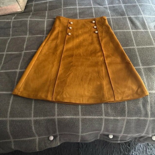 Sout high-waisted skirt Elli White new, brown orange size M