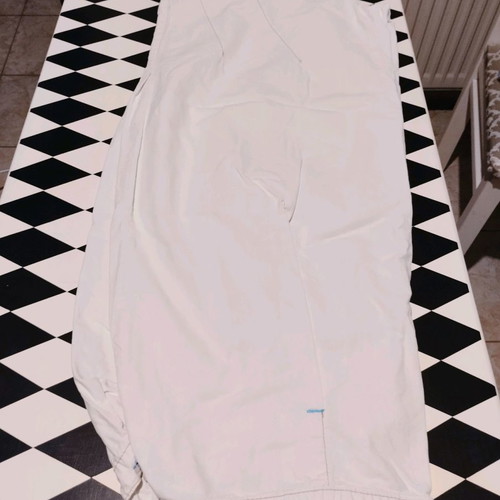 Eva-Moritz wide pants size 36 used, white soft denim