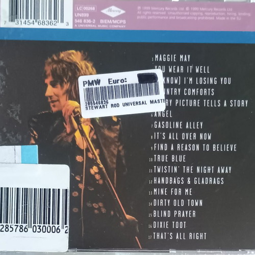 Rod Stewart The Universal Masters Collection CD used, rock