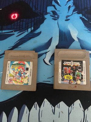 Super Mario World и WWF Superstars 2 игри за Game Boy употребявани