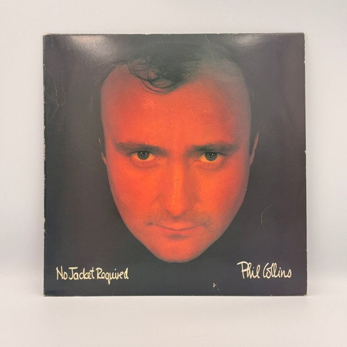 Phil Collins No Jacket Required vinyl record used