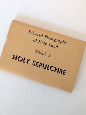 Vintage σετ φωτογραφιών Holy Sepulchre Jerusalem Rex Studio σαν καινούργιο