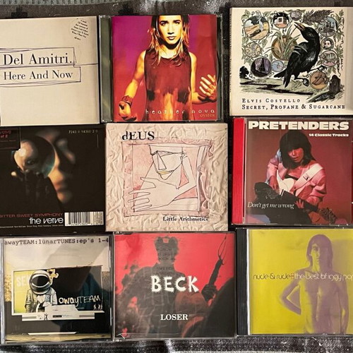 CD & DVD collection used, pack of 20, rock jazz alternative