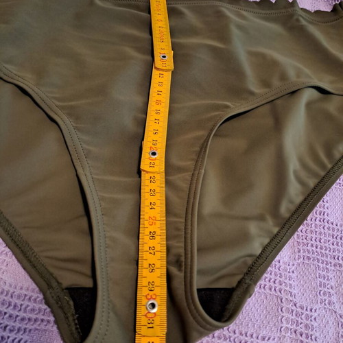 Bikini slip, green, size XXL