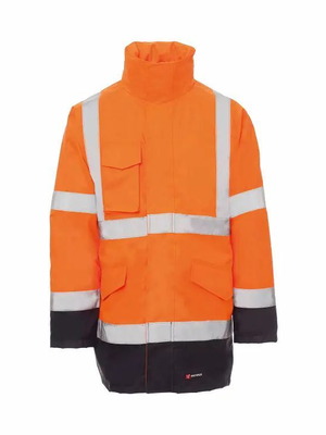 Payper Dockyard Large work jacket new, two-tone 4-in-1 high visibility parka