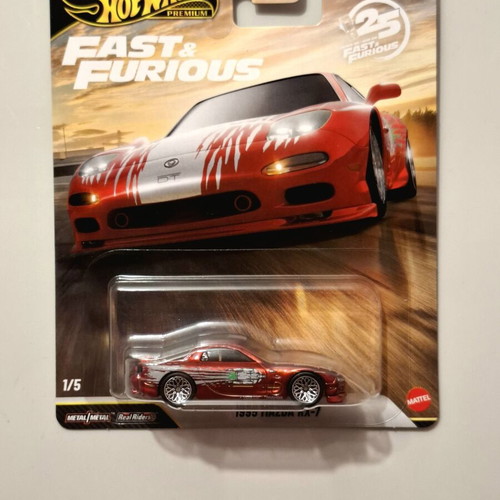 Hot Wheels Premium Mazda RX-7 Chase Fast and Furious