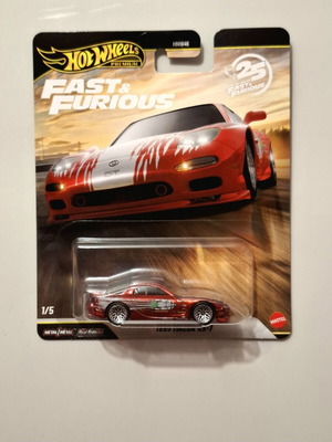 Hot Wheels Premium Mazda RX-7 Chase Fast and Furious