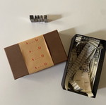 Typography blocks "Αγαπω" like new, rare
