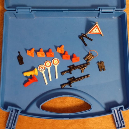 Playmobil police and coast guard collection used, 1990s sets