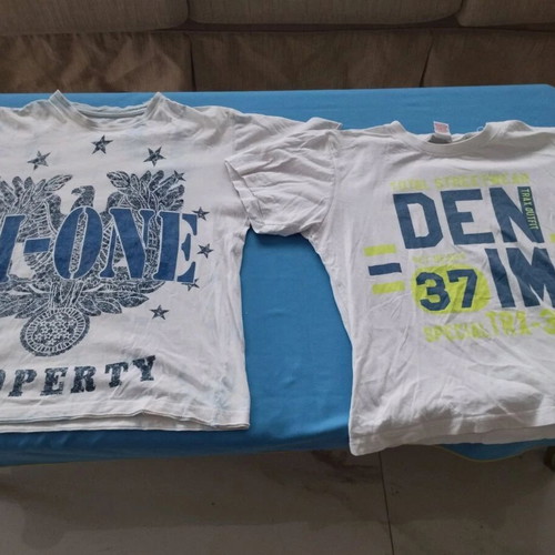Set of 2 Boys' Cotton T-Shirts Trax & M-One Property like new, sizes 12-14