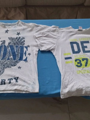 Set of 2 Boys' Cotton T-Shirts Trax & M-One Property like new, sizes 12-14
