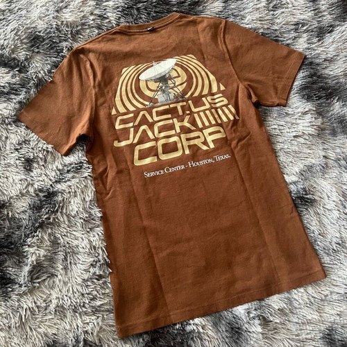 Nike x Travis Cactus tee brand new, brown, size Small