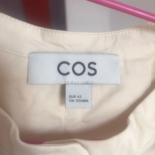COS cream cotton dress like new, size XL
