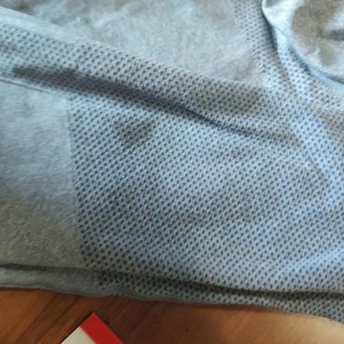 Fitness set gray, top size S, leggings size M, new