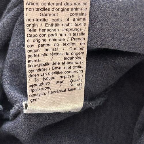 Lacoste men's polo shirt used, dark blue, XL