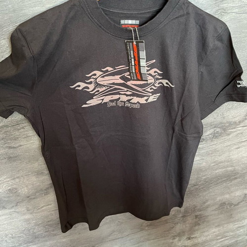 Spyke t-shirt new, size large, black