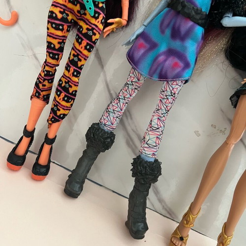 Monster High dolls used, pack of 3