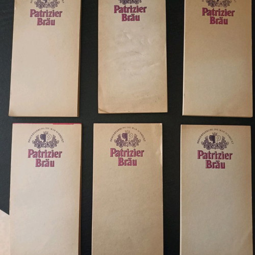 Collectible notepads pack of 6 new
