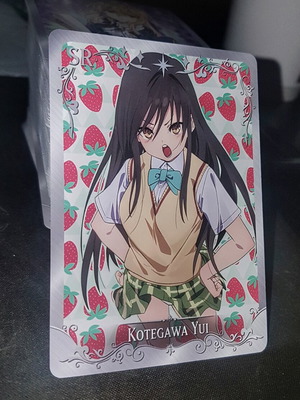 Kotegawa Yui To Love Ru Anime Waifu Non Holo Card like new