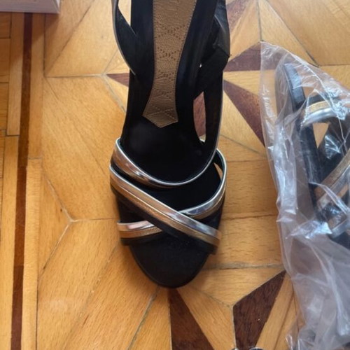 Magrit Black Pumps Size 38 Heel Height 11cm New