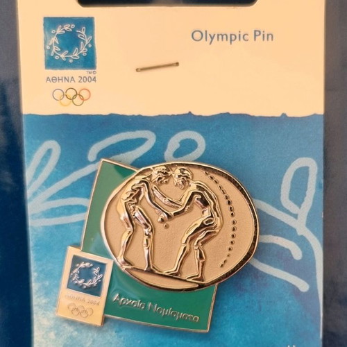 Athens 2004 pins new, ancient coins series set of 7