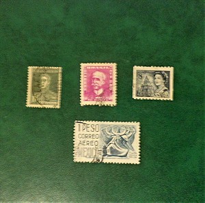 100 γραμματόσημα όλα διαφορετικά.100 stamps
