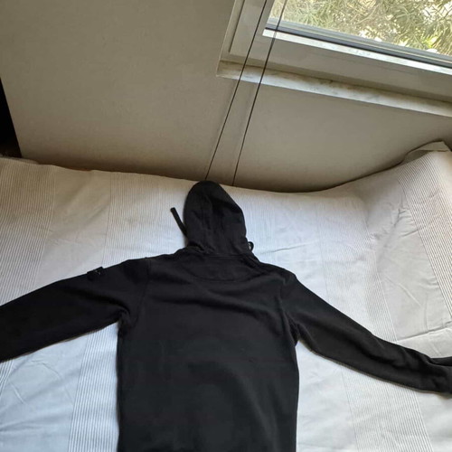 Stone Island black hoodie size medium like new
