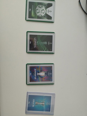 Κάρτες Topps UEFA Champions League & Conference League σετ 4 σαν καινούργιο